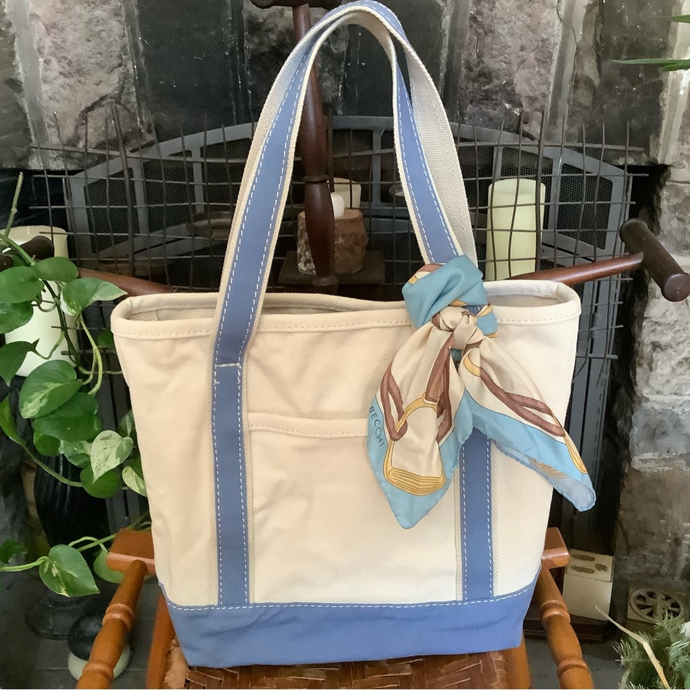 Restoration Hardware Cream Canvas Tote